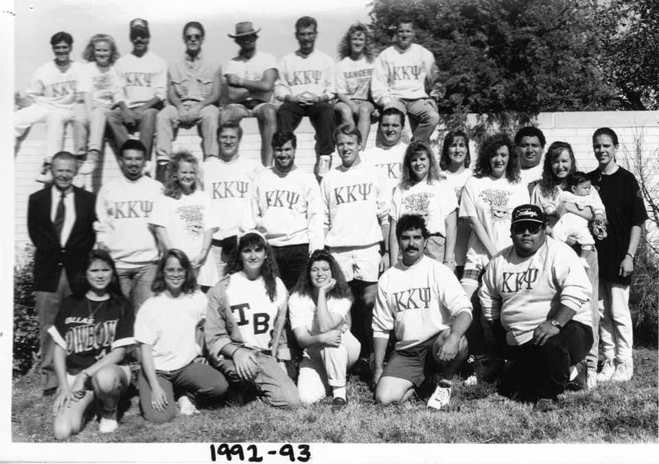 Alpha Psi and Tau Beta Sigma members, 1992&ndash;93